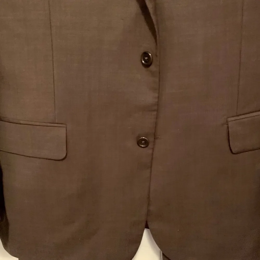 Jos A Bank Suit in Brownish Gray Size 43L - Picture 5 of 9
